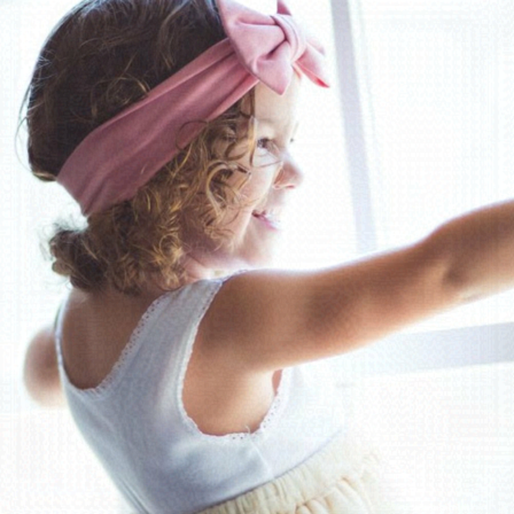 Miss Giggle Buns 2-Pack Bow Headbands Pink/Black